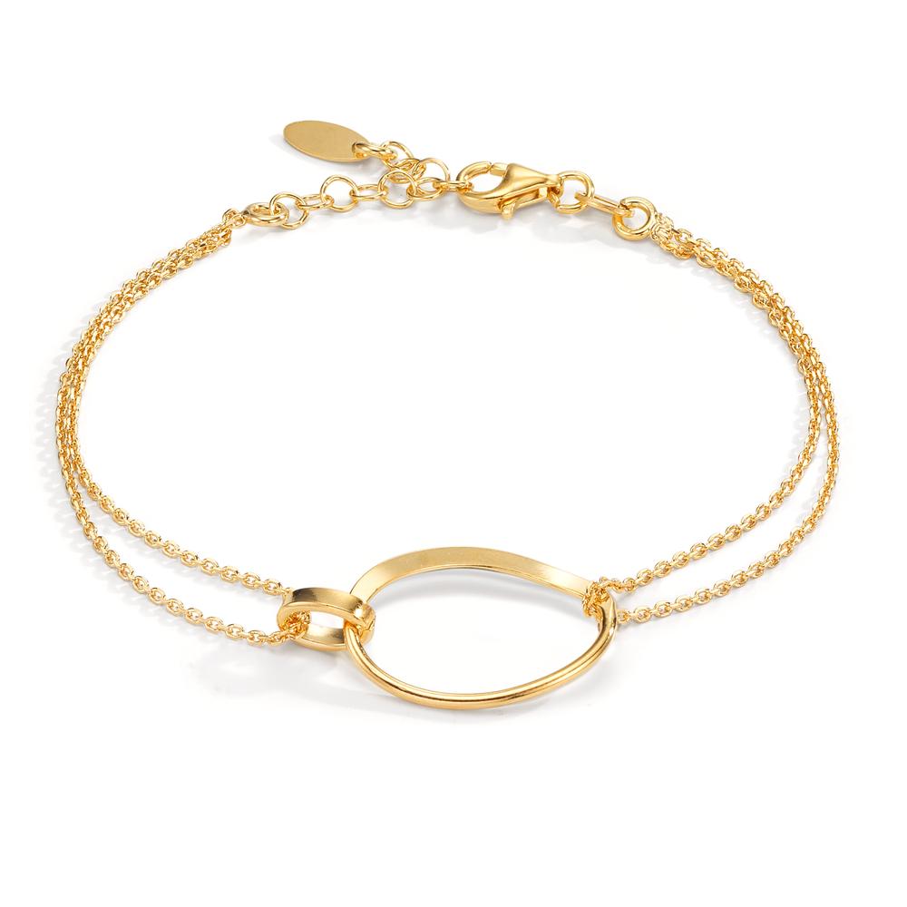 Bracelet Silver Yellow Gold plated