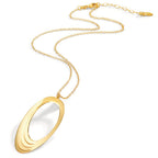 Necklace Silver Yellow Gold plated 40-44 cm