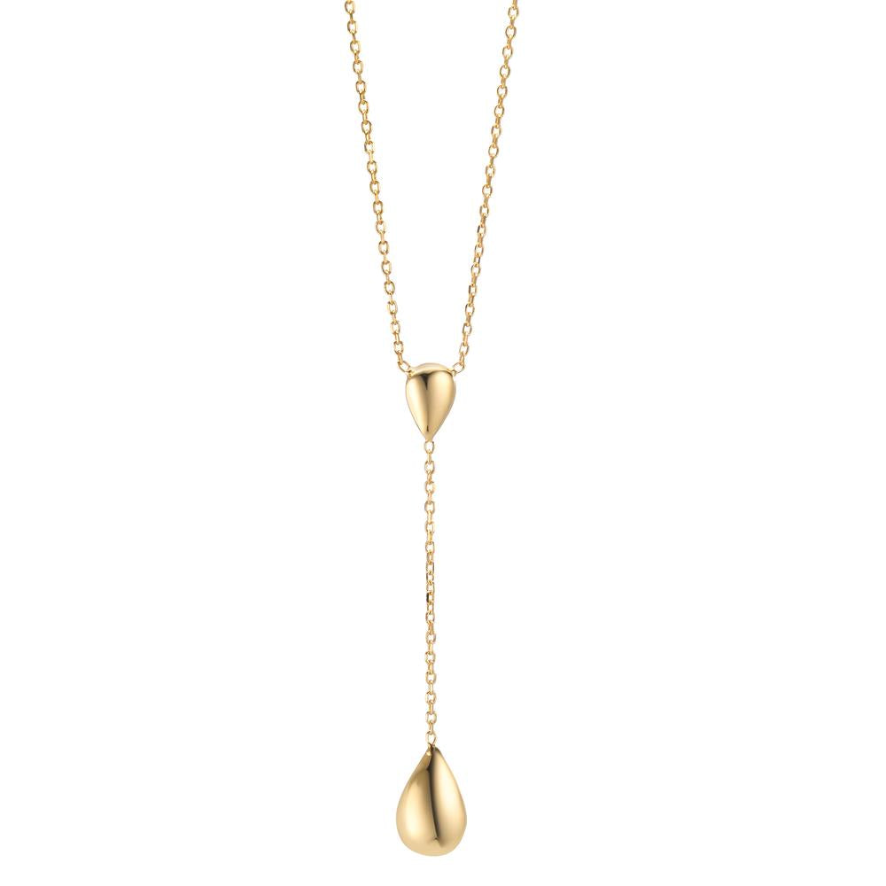 Necklace Silver Yellow Gold plated 40-44 cm
