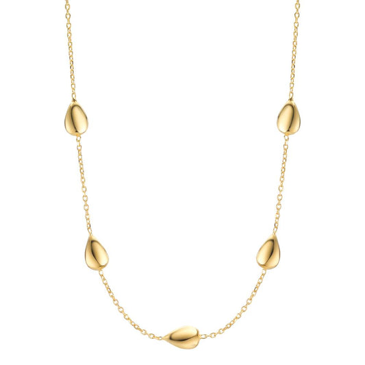 Necklace Silver Yellow Gold plated 40-44 cm