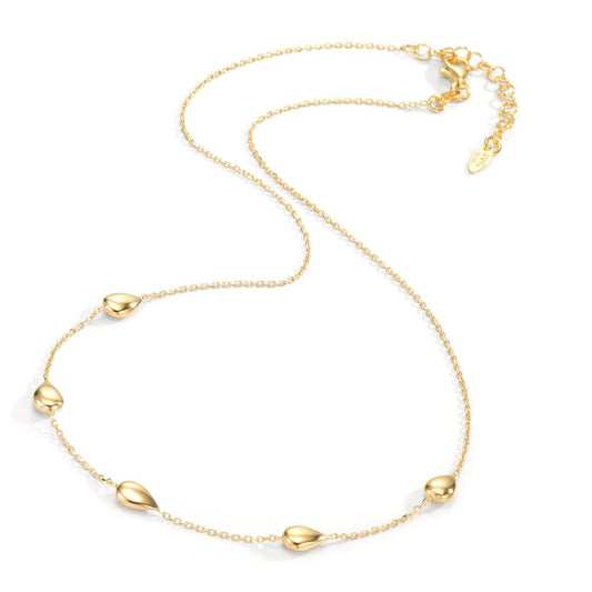 Necklace Silver Yellow Gold plated 40-44 cm