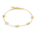 Bracelet Silver Yellow Gold plated