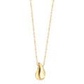 Necklace Silver Yellow Gold plated 40-44 cm
