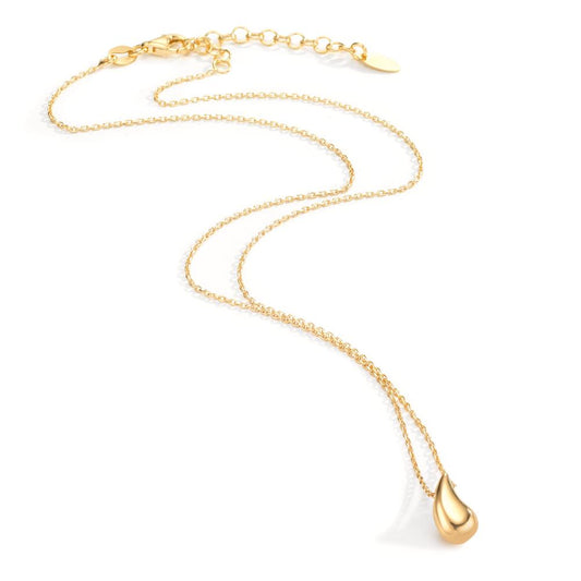 Necklace Silver Yellow Gold plated 40-44 cm