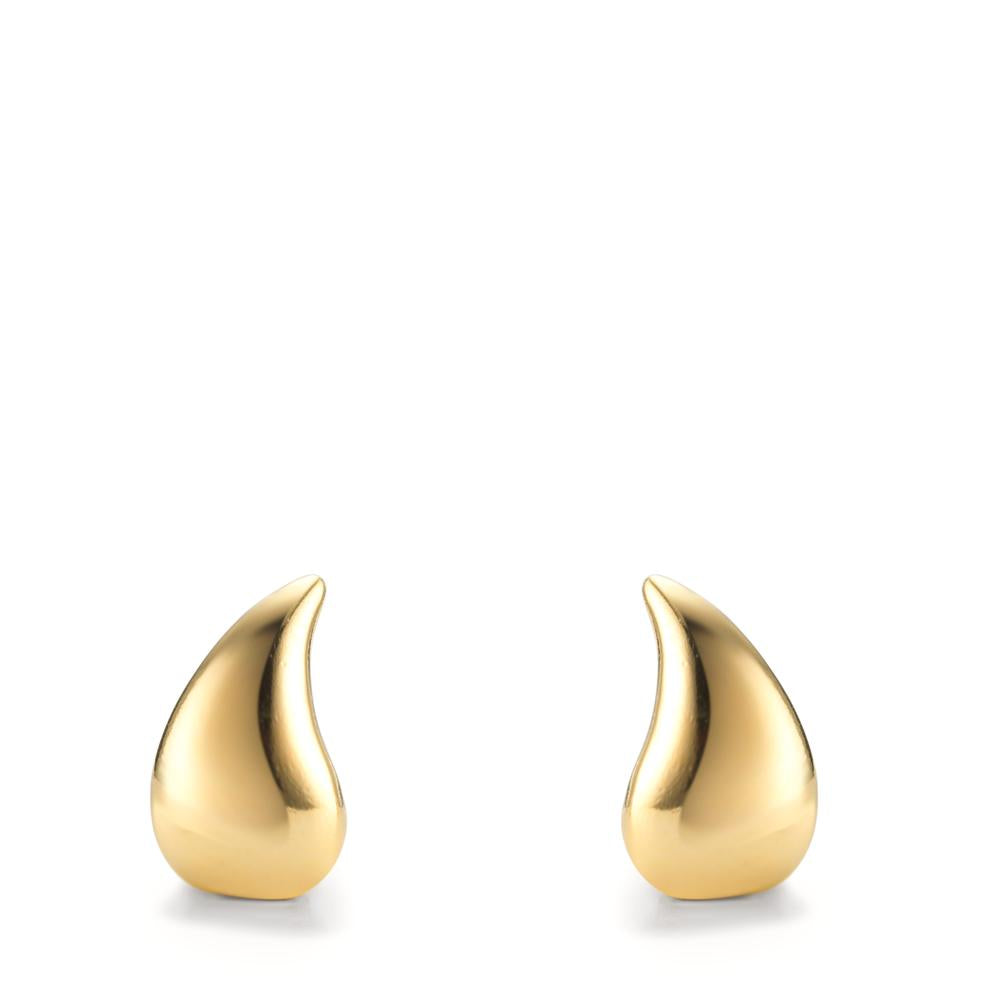Stud earrings Silver Yellow Gold plated