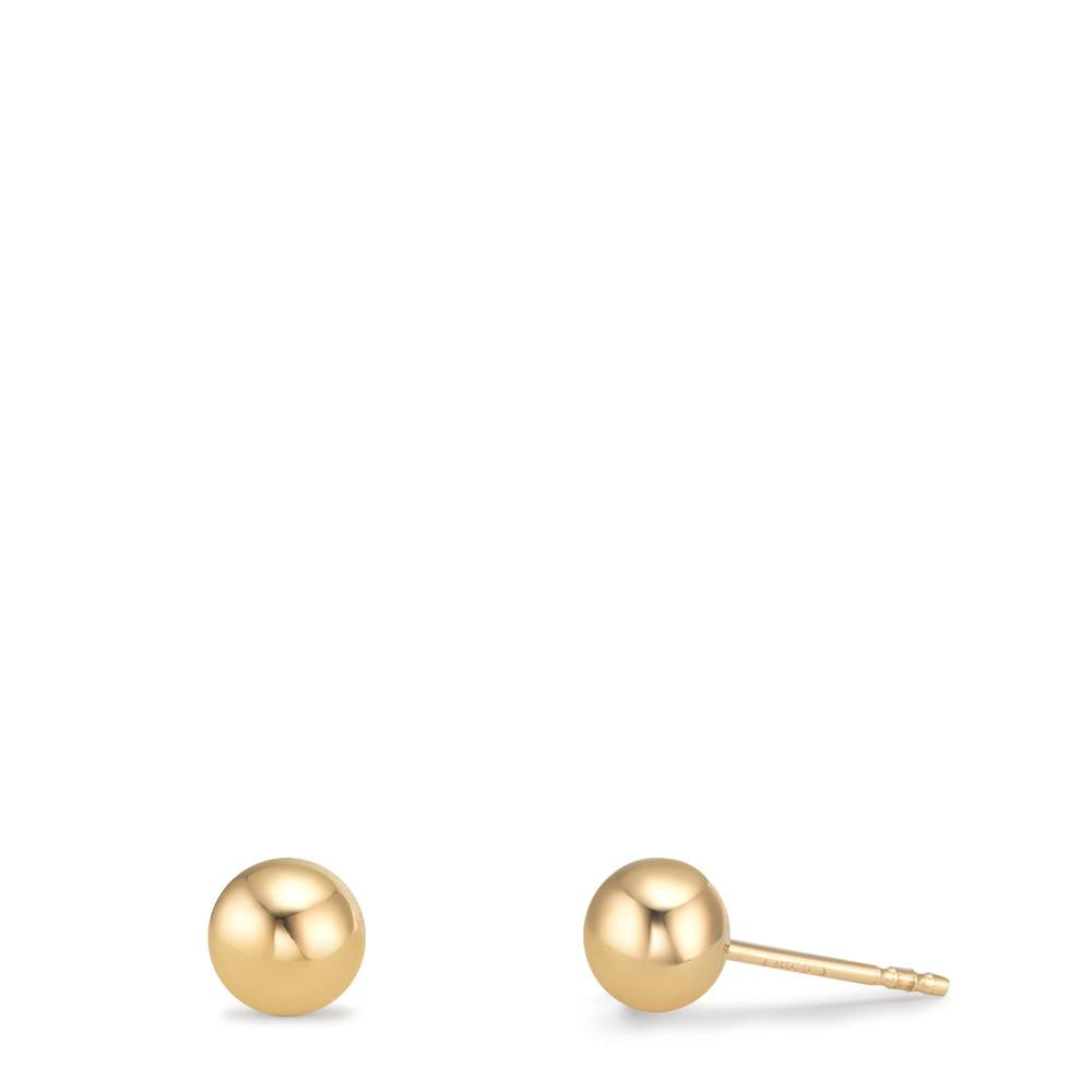 Stud earrings 9k Yellow Gold Ø4 mm