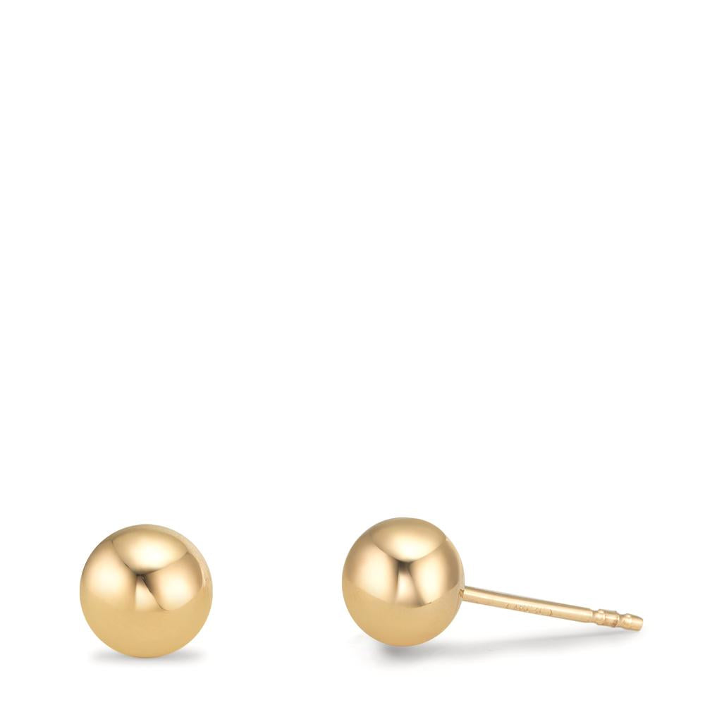 Stud earrings 9k Yellow Gold Ø5 mm