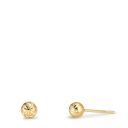 Stud earrings 9k Yellow Gold Ø4 mm