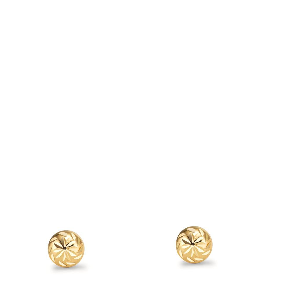 Stud earrings 9k Yellow Gold Ø4 mm