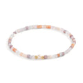 Bracelet Stainless steel Crystal Rose Yellow IP coated Freshwater pearl 4-4.5 mm