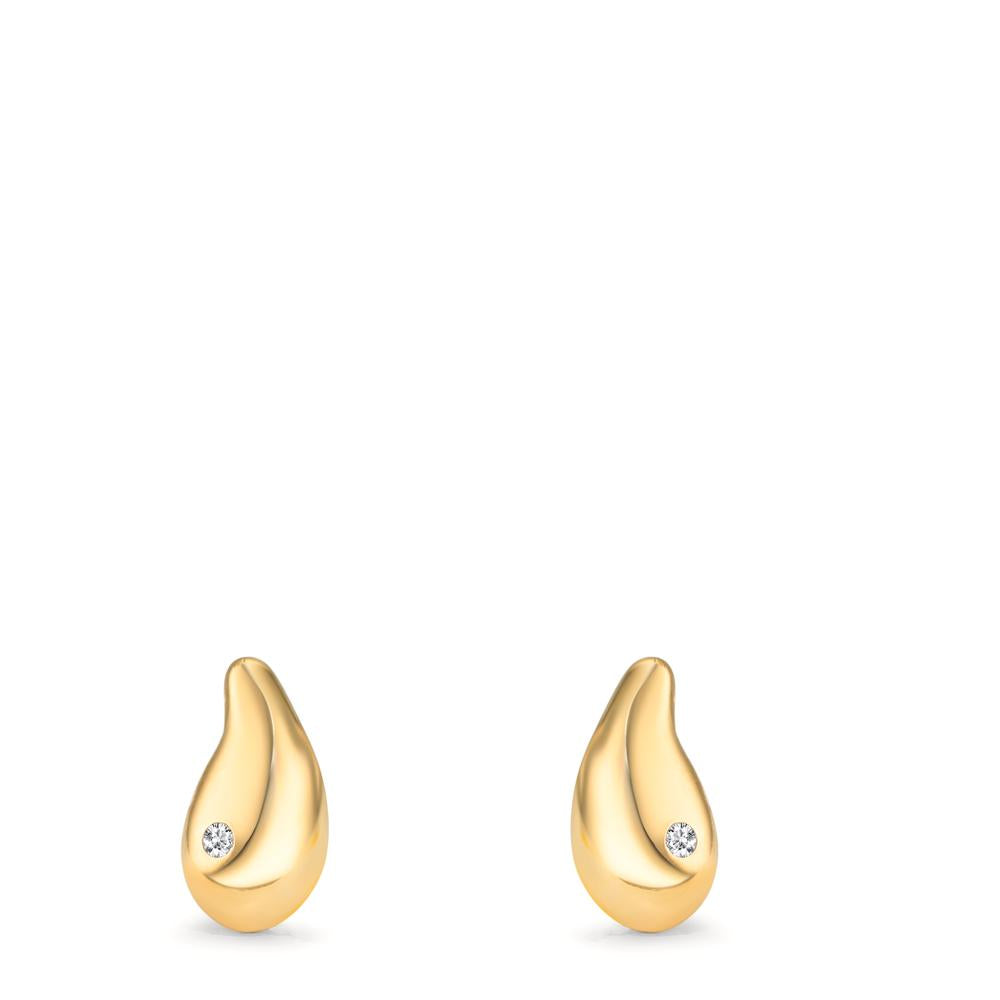 Stud earrings 9k Yellow Gold