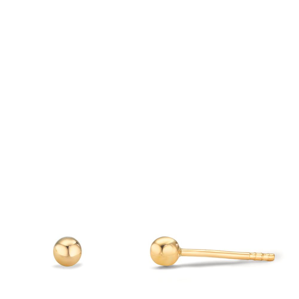 Stud earrings 9k Yellow Gold Ø3 mm