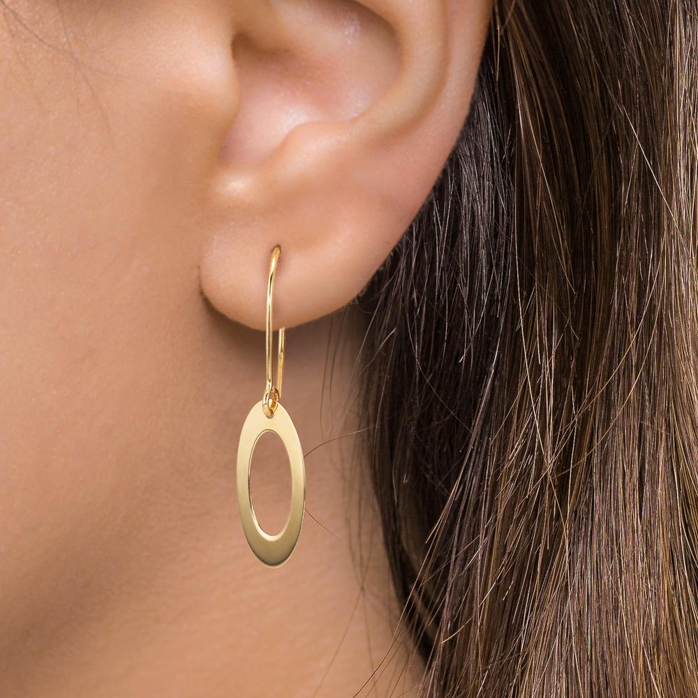 Drop Earrings 9k Yellow Gold