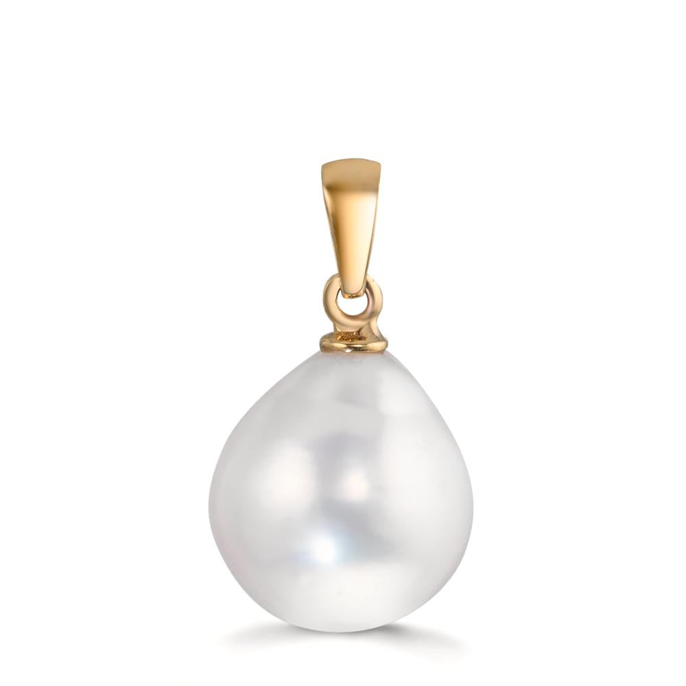 Pendant 9k Yellow Gold Freshwater pearl 11-12 mm