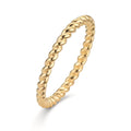 Stacking ring 9k Yellow Gold