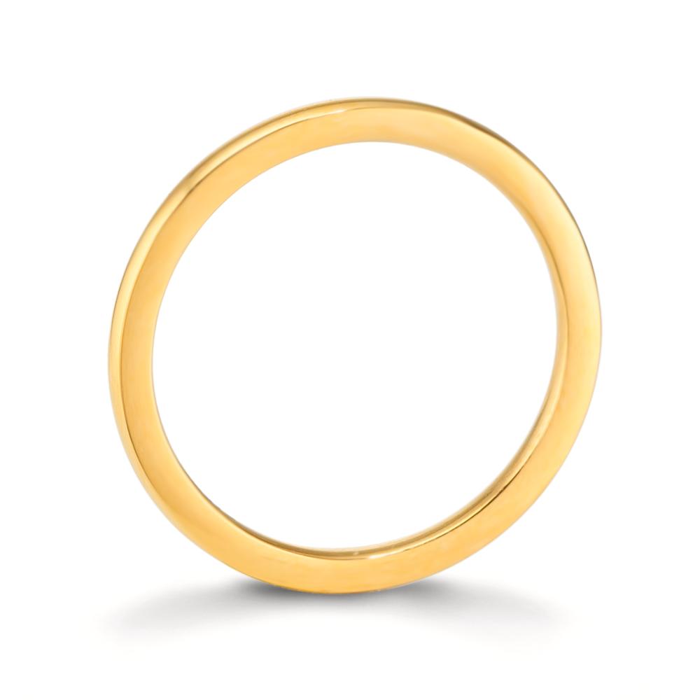 Stacking ring Stainless steel Yellow IP coated