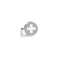 Single stud earring Stainless steel Ø8 mm