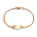 Engravable bracelet 18k Red Gold 12-14 cm