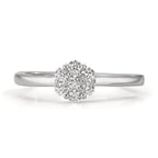 Ring Silver Zirconia 7 Stones Rhodium plated