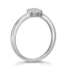 Ring Silver Zirconia 7 Stones Rhodium plated