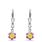 Drop Earrings Silver Rhodium plated