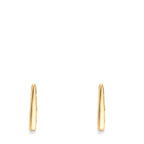 Hinged hoop Silver Yellow Gold plated