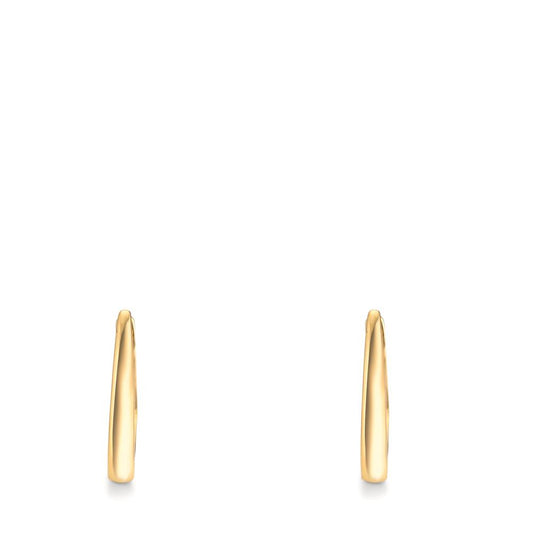 Hinged hoop Silver Yellow Gold plated