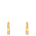 Hinged hoop Silver Yellow Gold plated