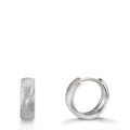 Hinged hoop Silver