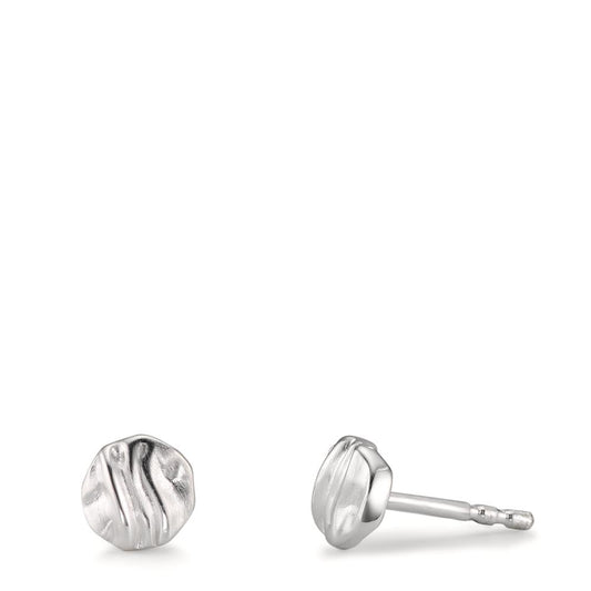 Stud earrings Silver Ø6 mm