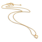 Necklace 9k Yellow Gold Heart 38-42 cm