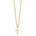 Necklace 9k Yellow Gold Cross 38-42 cm