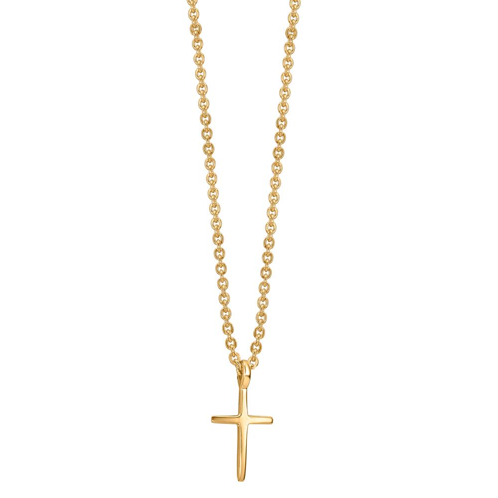 Necklace 9k Yellow Gold Cross 38-42 cm