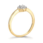 Ring 9k Yellow Gold Zirconia