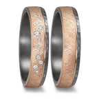 Wedding Ring Tantal 999, 14k Rose Gold