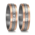 Wedding Ring Tantal 999, 14k Rose Gold
