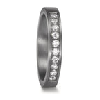 Wedding Ring Tantal 999 Lab-grown Diamond 0.25 ct, 10 Stones, tw-vsi