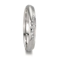 Wedding Ring Platinum 950 Diamond 0.035 ct, 7 Stones, w-si