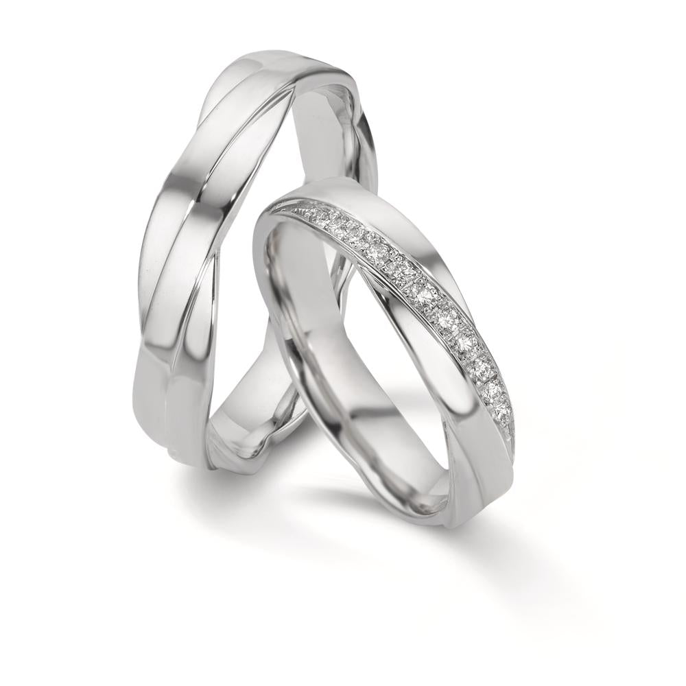 Wedding Ring 18k White Gold