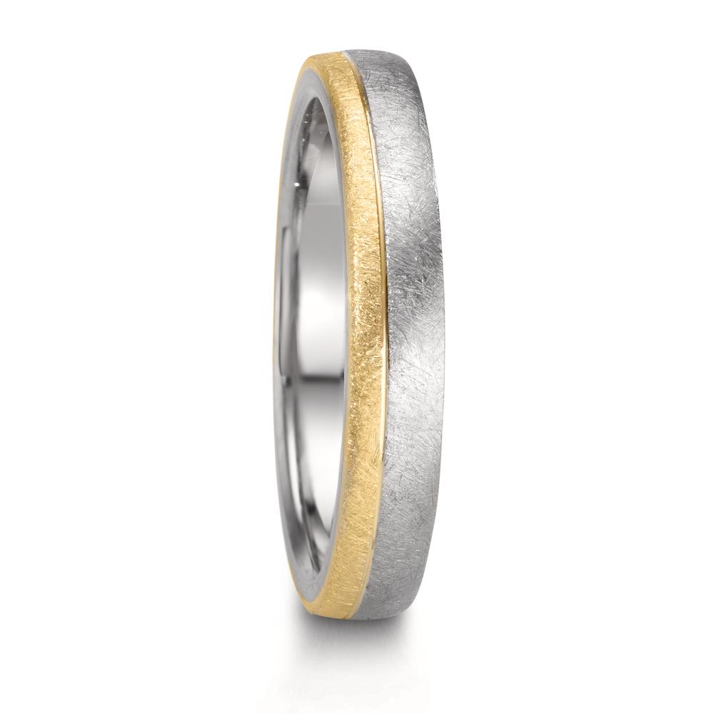 Wedding Ring Stainless steel, 9k Yellow Gold